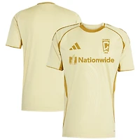Men's adidas Tan Columbus Crew 2025 One Planet Pre-Match Top