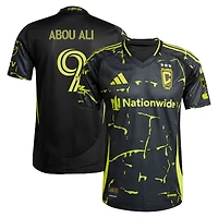 Men's adidas Wessam Abou Ali Black Columbus Crew 2025 The Goosebumps Kit On-Field Authentic Jersey