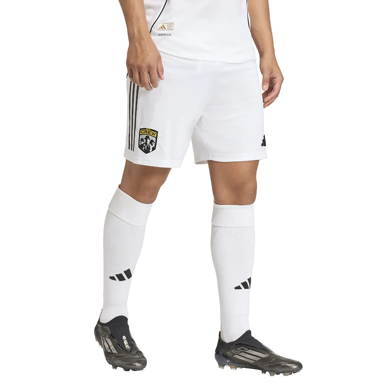 Men's adidas White Columbus Crew 2025 Archive Collection Authentic Shorts