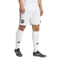 Men's adidas White Columbus Crew 2025 Archive Collection Authentic Shorts