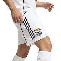 Men's adidas White Columbus Crew 2025 Archive Collection Authentic Shorts