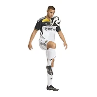 Short adidas blanc Columbus Crew 2025 Archive Collection Authentic pour homme