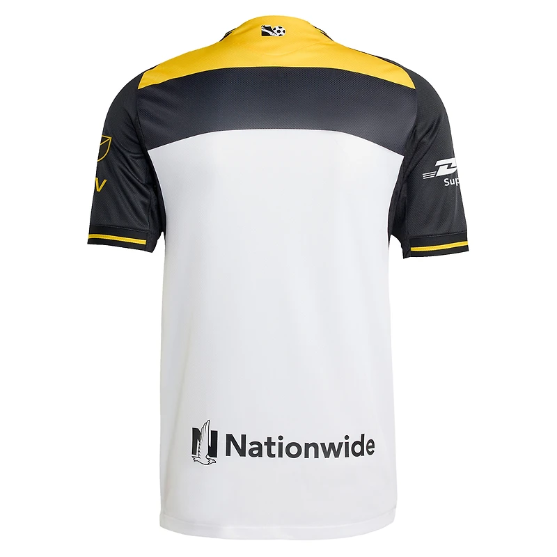 maillot Adidas Columbus Crew 2025 blanc pour homme, troisième authentique