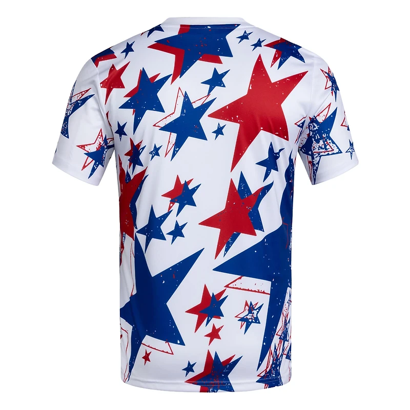 Men's adidas  White Columbus Crew 2026 Americana Pre-Match Jersey