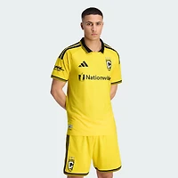 Men's adidas Yellow Columbus Crew 2026 The Crafted for Excellence Kit On-Field Authentic Patch Jersey