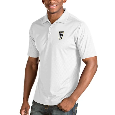 Polo Inspire blanc Columbus Crew pour homme