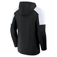 Men's Fanatics Black Columbus Crew Red Card Transitional Pullover Hoodie