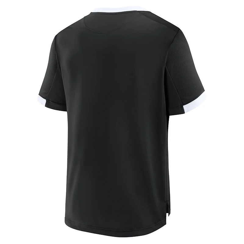 T-shirt noir Columbus Crew pour homme Fanatics Stoppage Time Striker