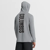 Men's Fanatics Gray Columbus Crew Unending Practice​ Transitional Slub Hoodie