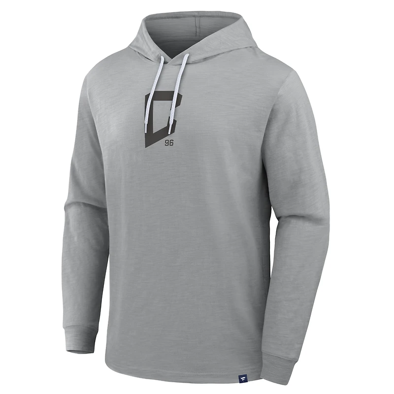 Men's Fanatics Gray Columbus Crew Unending Practice Transitional Slub Hoodie