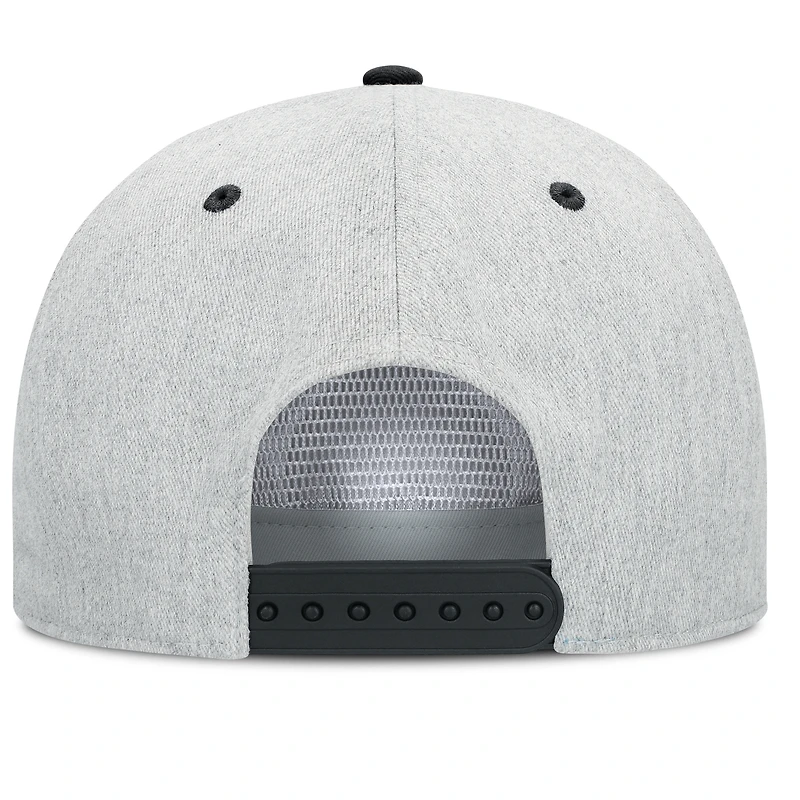 Men's Fanatics Heather Gray Columbus Crew Chip Golfer Snapback Hat