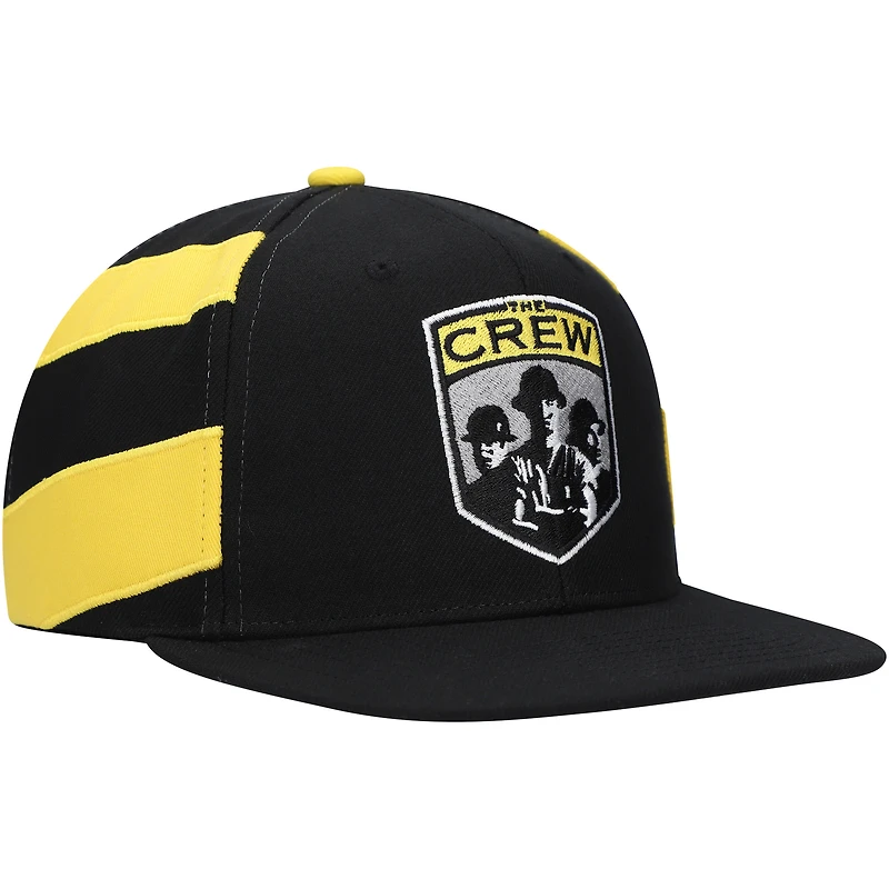 Casquette Mitchell & Ness pour homme noire Columbus Crew Jersey Hook Snapback
