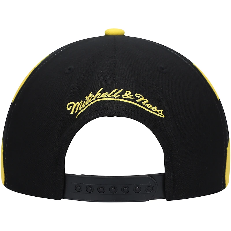 Casquette Mitchell & Ness pour homme noire Columbus Crew Jersey Hook Snapback
