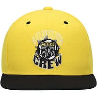 Casquette Mitchell & Ness Gold Columbus Crew Breakthrough Snapback pour homme