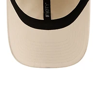 Men's New Era Beige Columbus Crew Micro Team Logo 9TWENTY Adjustable Hat