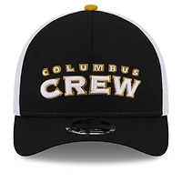 Men's New Era  Black/White Columbus Crew 2025 Jersey Hook 9FORTY M-Crown Adjustable Hat