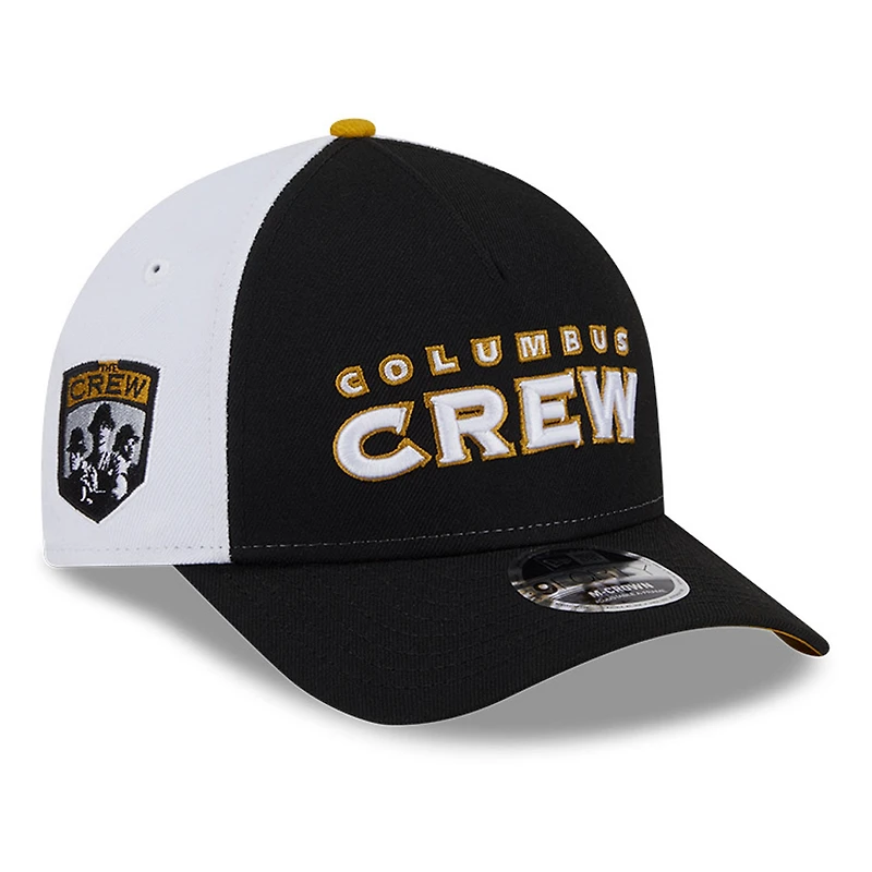 Men's New Era  Black/White Columbus Crew 2025 Jersey Hook 9FORTY M-Crown Adjustable Hat
