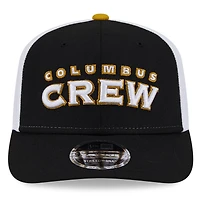 Casquette extensible à boutons-pression Columbus Crew 2025 Third 9SEVENTY New Era noire/blanche pour homme
