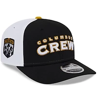 Casquette extensible à boutons-pression Columbus Crew 2025 Third 9SEVENTY New Era noire/blanche pour homme