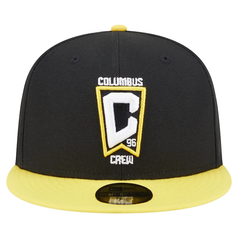 Casquette ajustée Columbus Crew 2025 Kickoff 59FIFTY noire New Era pour homme
