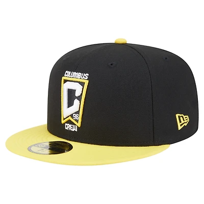 Casquette ajustée Columbus Crew 2025 Kickoff 59FIFTY noire New Era pour homme