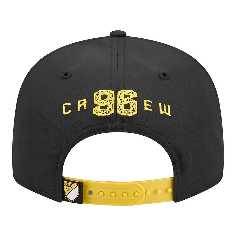 Men's New Era Black Columbus Crew 2026 Jersey Hook 9FIFTY Snapback Hat
