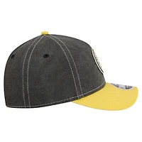 Men's New Era  Black Columbus Crew Jersey Hook 9FORTY Adjustable Hat