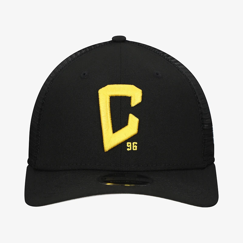 Casquette ajustable New Era Columbus Crew noire pour homme, modèle Hook 9SEVENTY