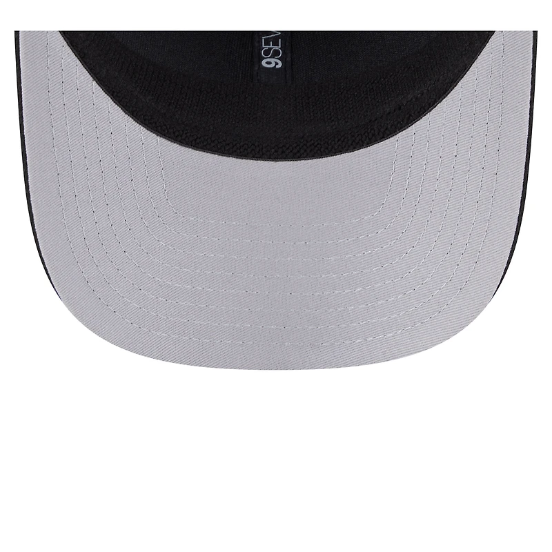 Men's New Era  Black Columbus Crew Jersey Hook 9SEVENTY Adjustable Hat