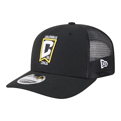 Men's New Era Black Columbus Crew Jersey Hook 9SEVENTY Adjustable Hat