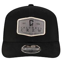 Men's New Era  Black Columbus Crew Labeled 9SEVENTY Trucker Stretch-Snap Adjustable Hat