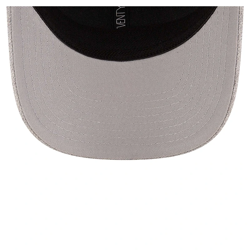 Men's New Era Heather Gray Columbus Crew 9SEVENTY COOLERA Stretch-Snap Adjustable Hat