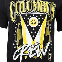 Men's Sport Design Sweden Black Columbus Crew Old School Graphic Relaxed T-Shirt