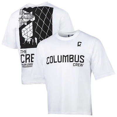 Men's Sport Design Sweden  White Columbus Crew Celestial Oversized Graphic T-Shirt