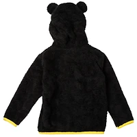 Toddler Sport Design Sweden  Black Columbus Crew Tie-Breaker Teddy Full-Zip Hoodie