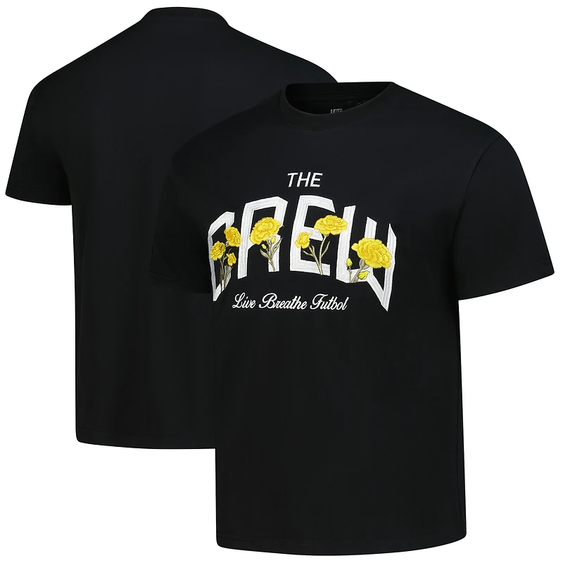T-shirt unisexe Live Breathe Futbol Columbus Crew noir