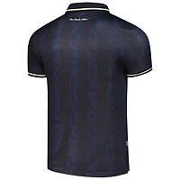 Polo ras du cou Columbus noir unisexe Live Breathe Futbol