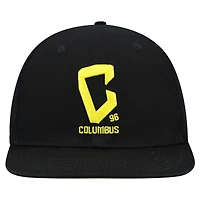 Casquette ajustable unisexe Live Breathe Futbol noire Columbus Crew inclinée