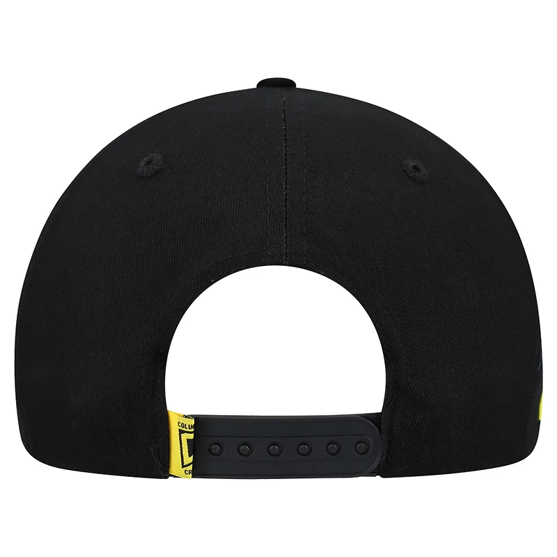 Casquette ajustable unisexe Live Breathe Futbol noire Columbus Crew inclinée