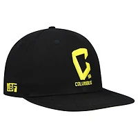 Casquette ajustable unisexe Live Breathe Futbol noire Columbus Crew inclinée