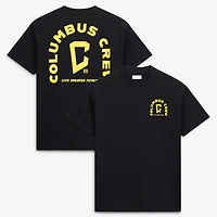 T-shirt unisexe Live Breathe Futbol noir Columbus Crew Tunnel