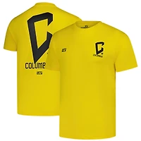 T-shirt unisexe Live Breathe Futbol jaune Columbus Crew