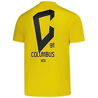 T-shirt unisexe Live Breathe Futbol jaune Columbus Crew