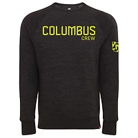 Sweat-shirt unisexe Sportiqe noir Columbus Crew Harmon Tri-Blend Raglan