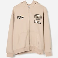 Unisex Tan ILTHY x Columbus Crew Full-Zip Hoodie