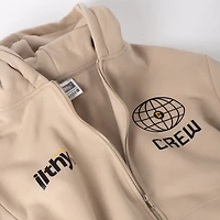 Unisex Tan ILTHY x Columbus Crew Full-Zip Hoodie
