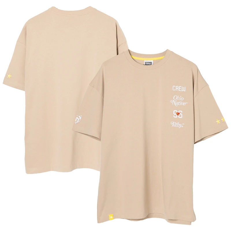 Unisex Tan ILTHY x Columbus Crew Heavyweight Logo T-Shirt