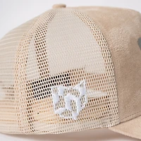 Unisex Tan ILTHY x Columbus Crew Premium Suede Trucker Hat