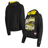 Sweat à capuche noir Columbus Crew Throwback pour femme 5th & Ocean by New Era