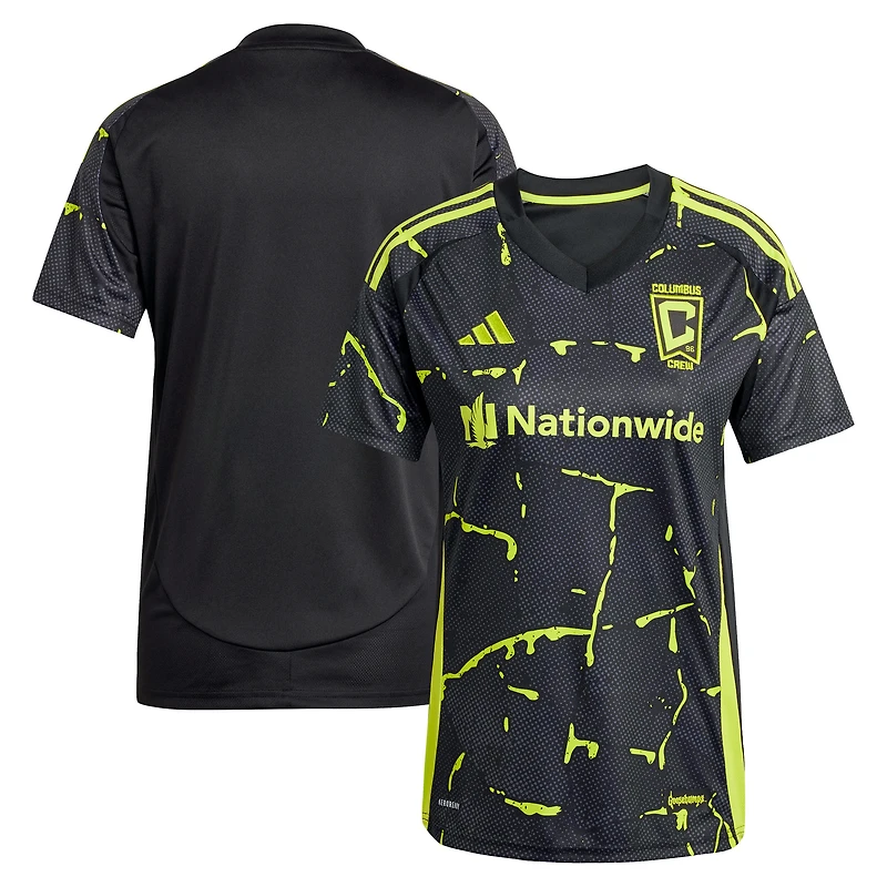 Maillot réplique du kit The Goosebumps 2025 noir pour femme adidas Columbus Crew
